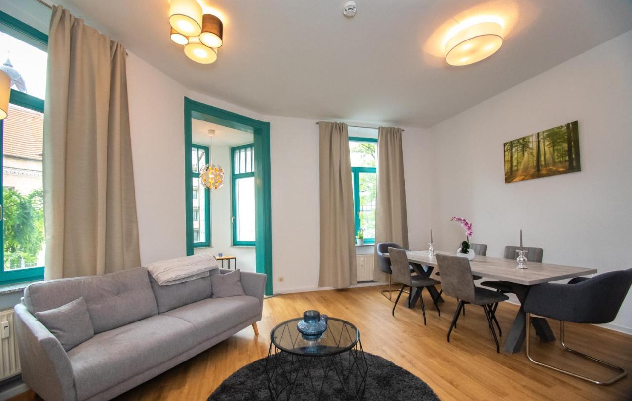 Appartement Room&go: Zentral - Terrasse - Weber Grill Halle (Saale)